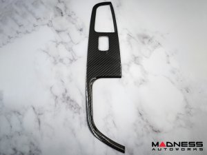 Alfa Romeo Stelvio Door Window Switch Trim Kit - Carbon Fiber - Feroce Carbon